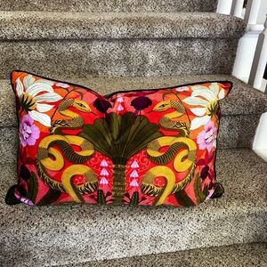 Art deco funky throw pillow
